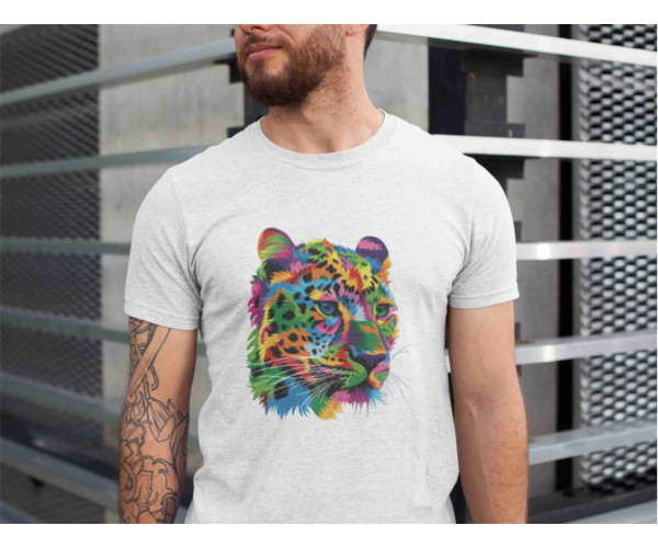 Remera Leopardo colors