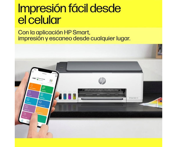 Impresora HP Smart Tank 580 con CISS + Wifi